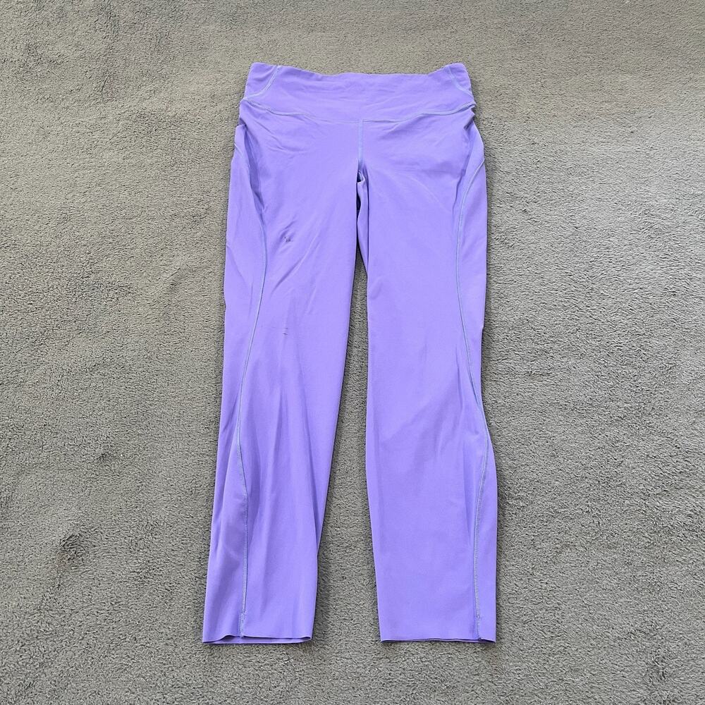 Lululemon Purple High Rise Yoga Workout Pants Athletic Leggings Women's Size 8